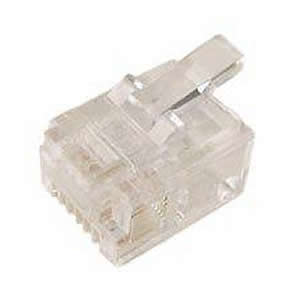 GS-0181 Connector, 10 Pack, RJ11, 6P4C Modular