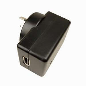 Adapter, 110V-230V Australia/NewZealand AC Wall Plug to 5V USB, Zip-Linq