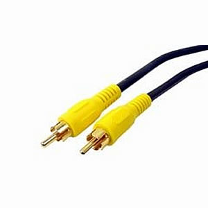 Cable, RCA Video, M/M, 75 Ohm Coaxial