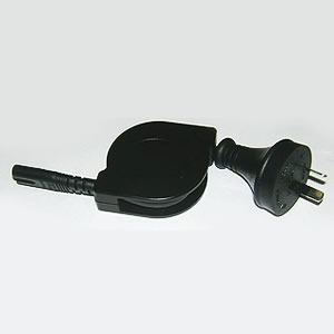 Power Cord, Australia style, 2.5A 250V, Length: 1 meter