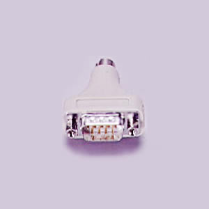 GS-1133 ADAPTER FOR MOUSE & KEYBOARD DB9 male/6-pin mini DIN male